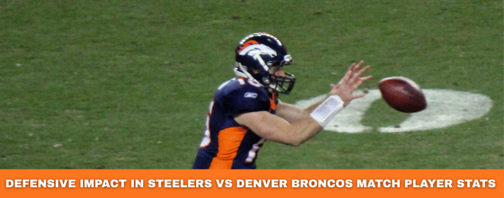 steelers vs denver broncos match player stats