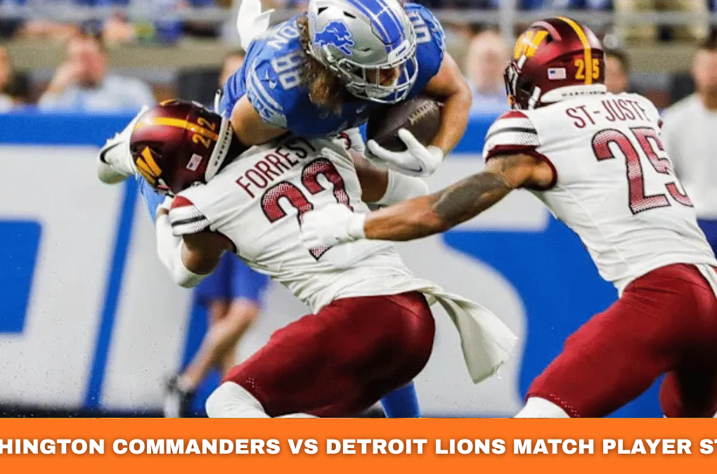 washington commanders vs detroit lions match player stats