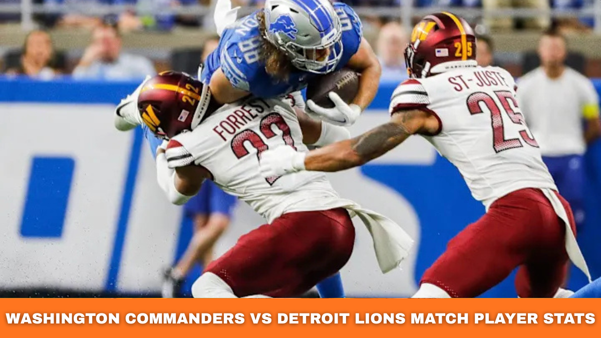 washington commanders vs detroit lions match player stats
