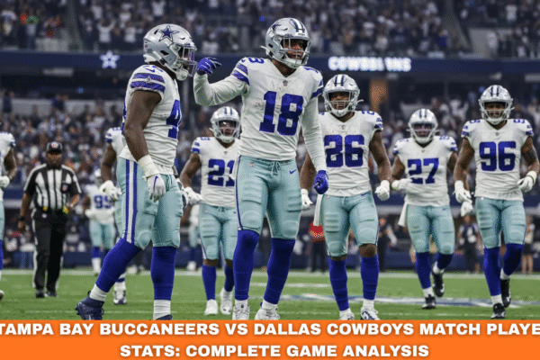 tampa bay buccaneers vs dallas cowboys match player stats