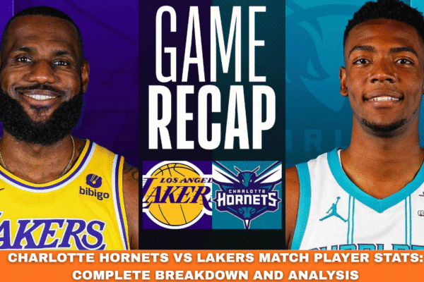 charlotte hornets vs lakers match player stats