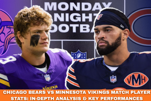 chicago bears vs minnesota vikings match player stats