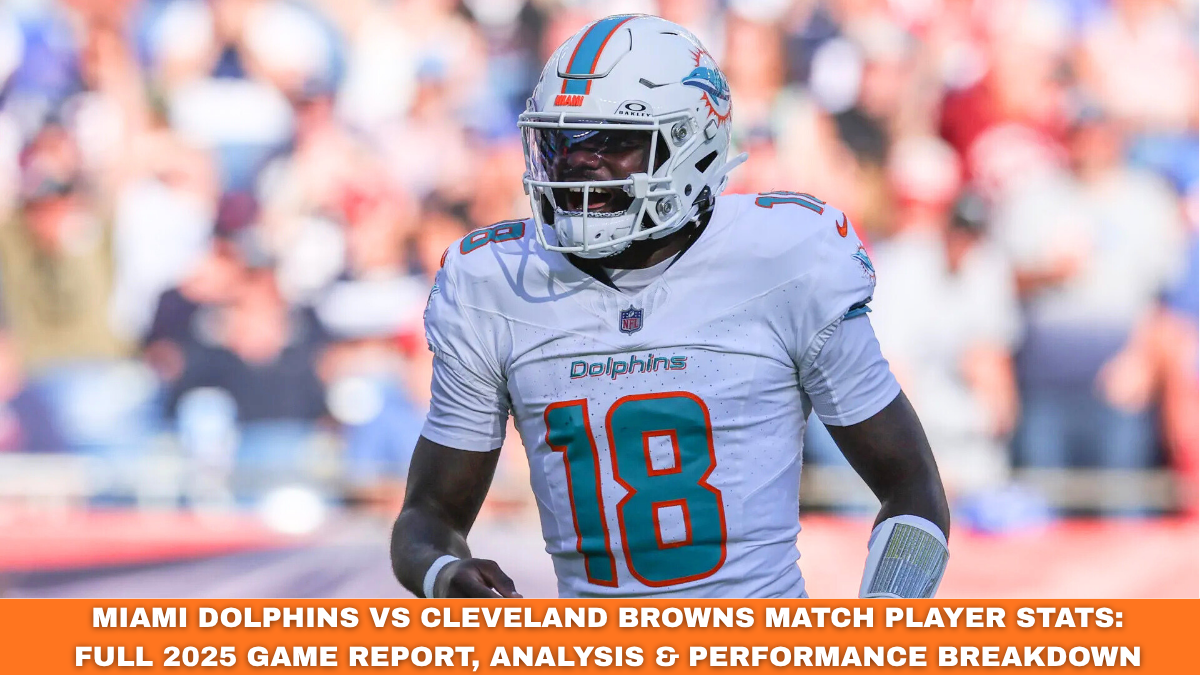 miami dolphins vs cleveland browns match player stats