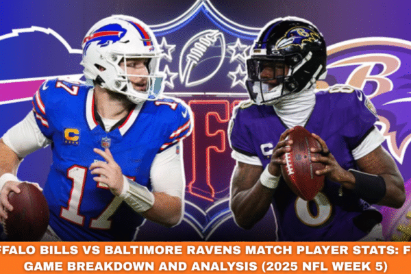 buffalo bills vs baltimore ravens match player stats
