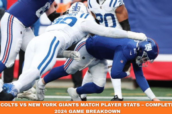 colts vs new york giants match player stats