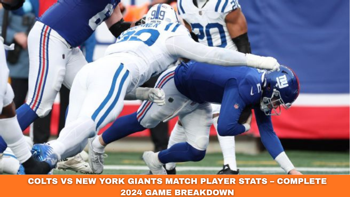 colts vs new york giants match player stats