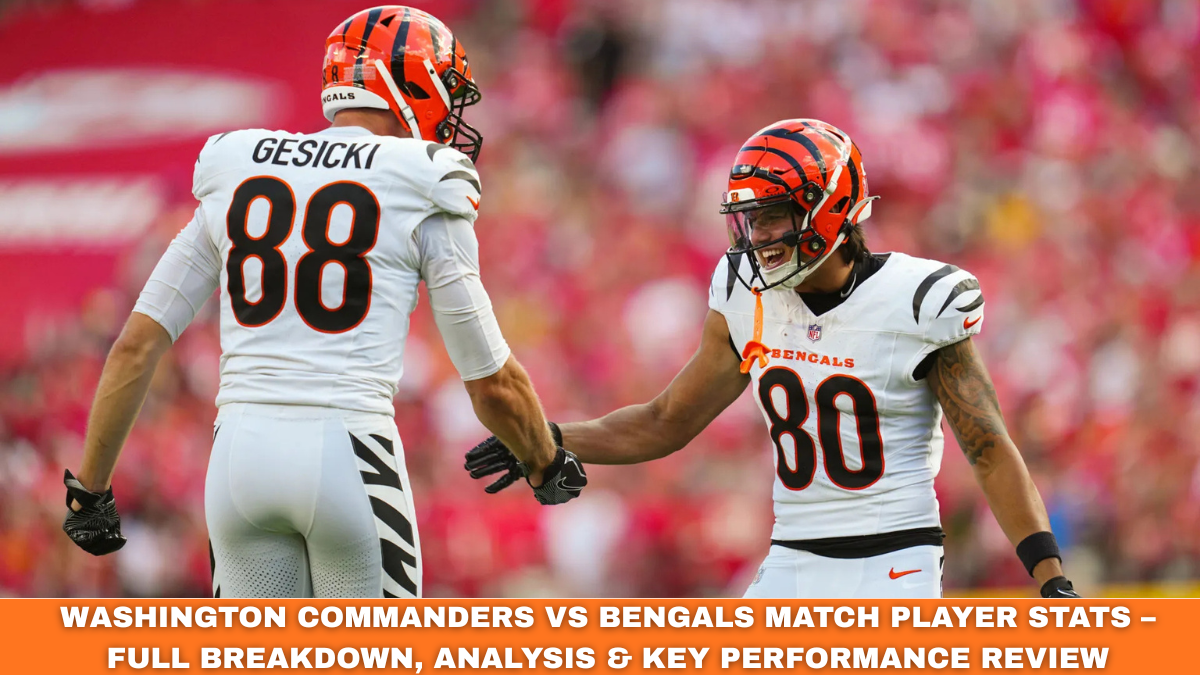 washington commanders vs bengals match player stats