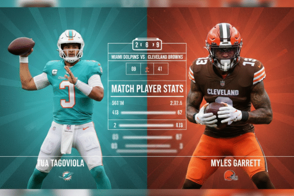 miami dolphins vs cleveland browns match player stats