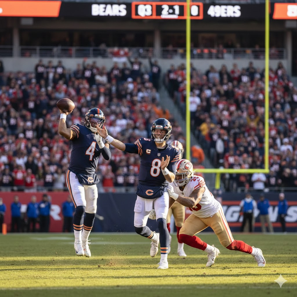 chicago bears vs 49ers match player stats