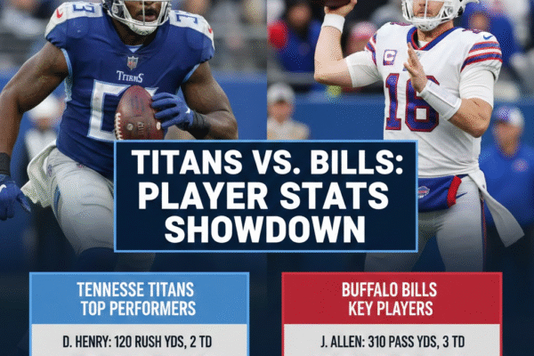 tennessee titans vs buffalo bills match player stats