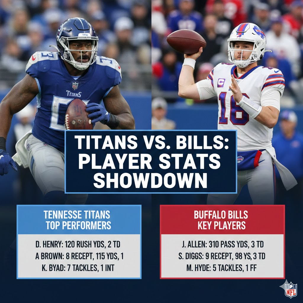 tennessee titans vs buffalo bills match player stats