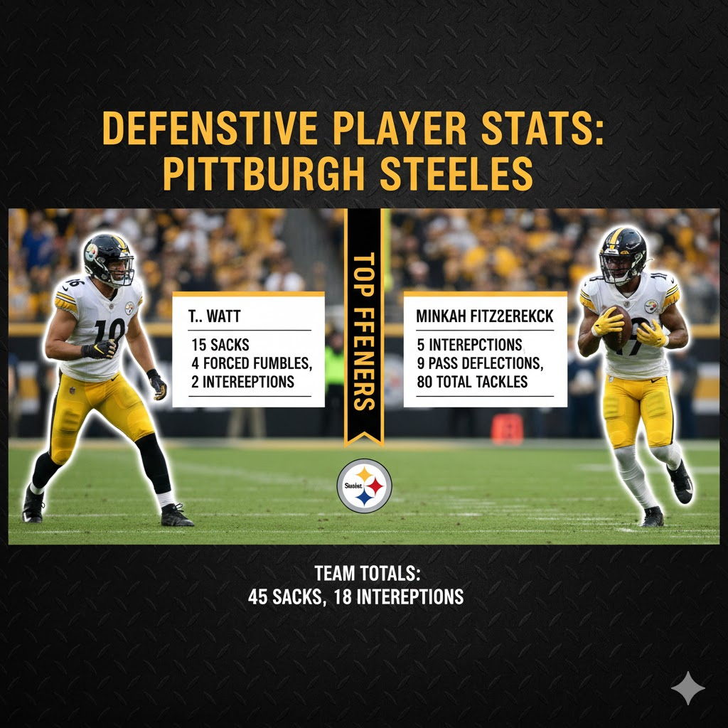 steelers vs cleveland browns match player stats