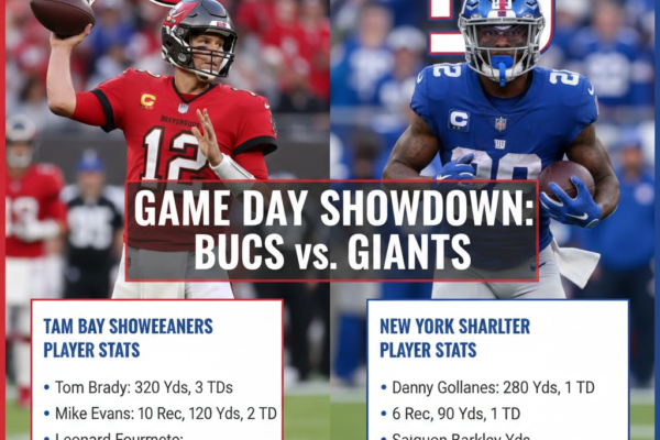 tampa bay buccaneers vs new york giants match player stats