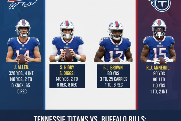 tennessee titans vs buffalo bills match player stats