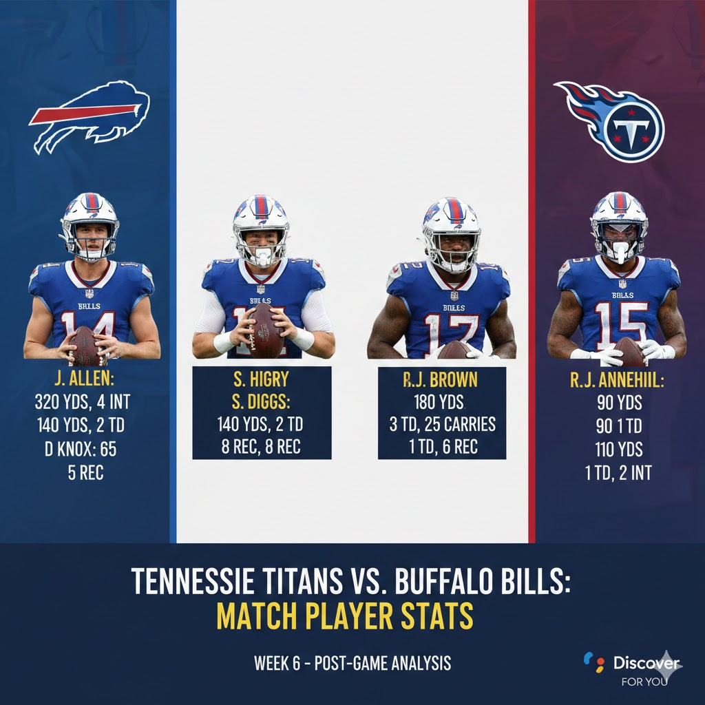tennessee titans vs buffalo bills match player stats