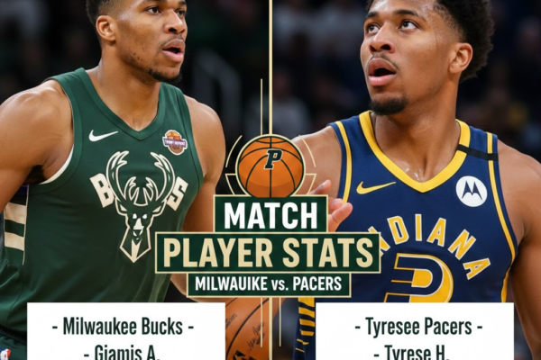 milwaukee bucks vs pacers match player stats