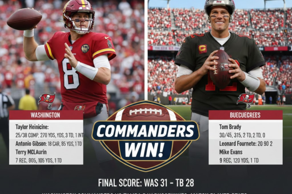 washington commanders vs tampa bay buccaneers match player stats