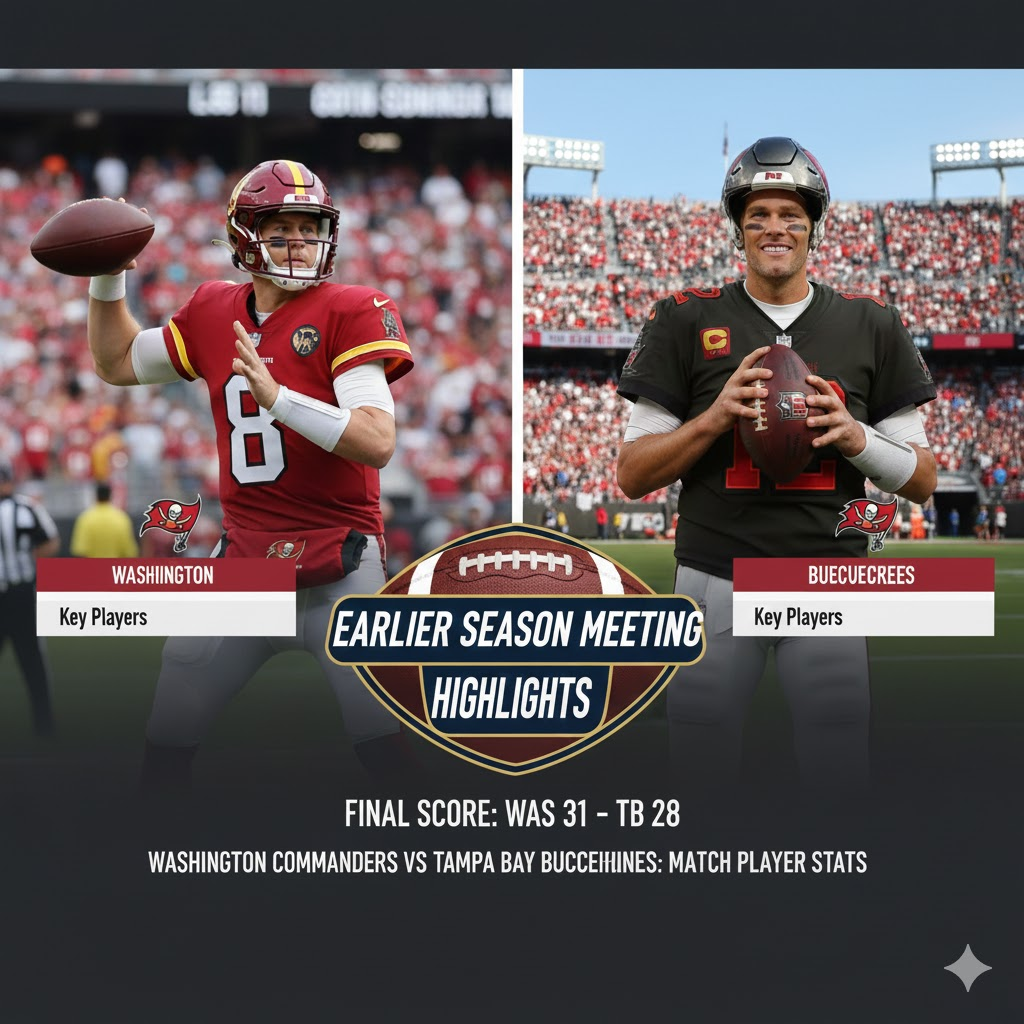 washington commanders vs tampa bay buccaneers match player stats