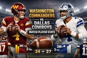 Washington Commanders vs Dallas Cowboys Match Player Stats