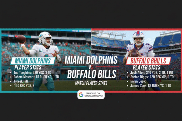miami dolphins vs buffalo bills match player stats