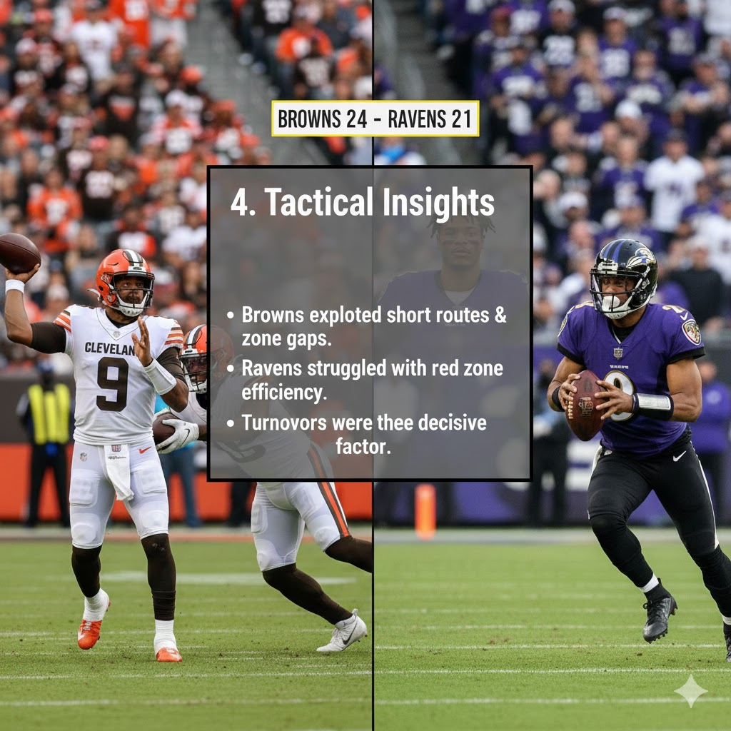 cleveland browns vs baltimore ravens match player stats