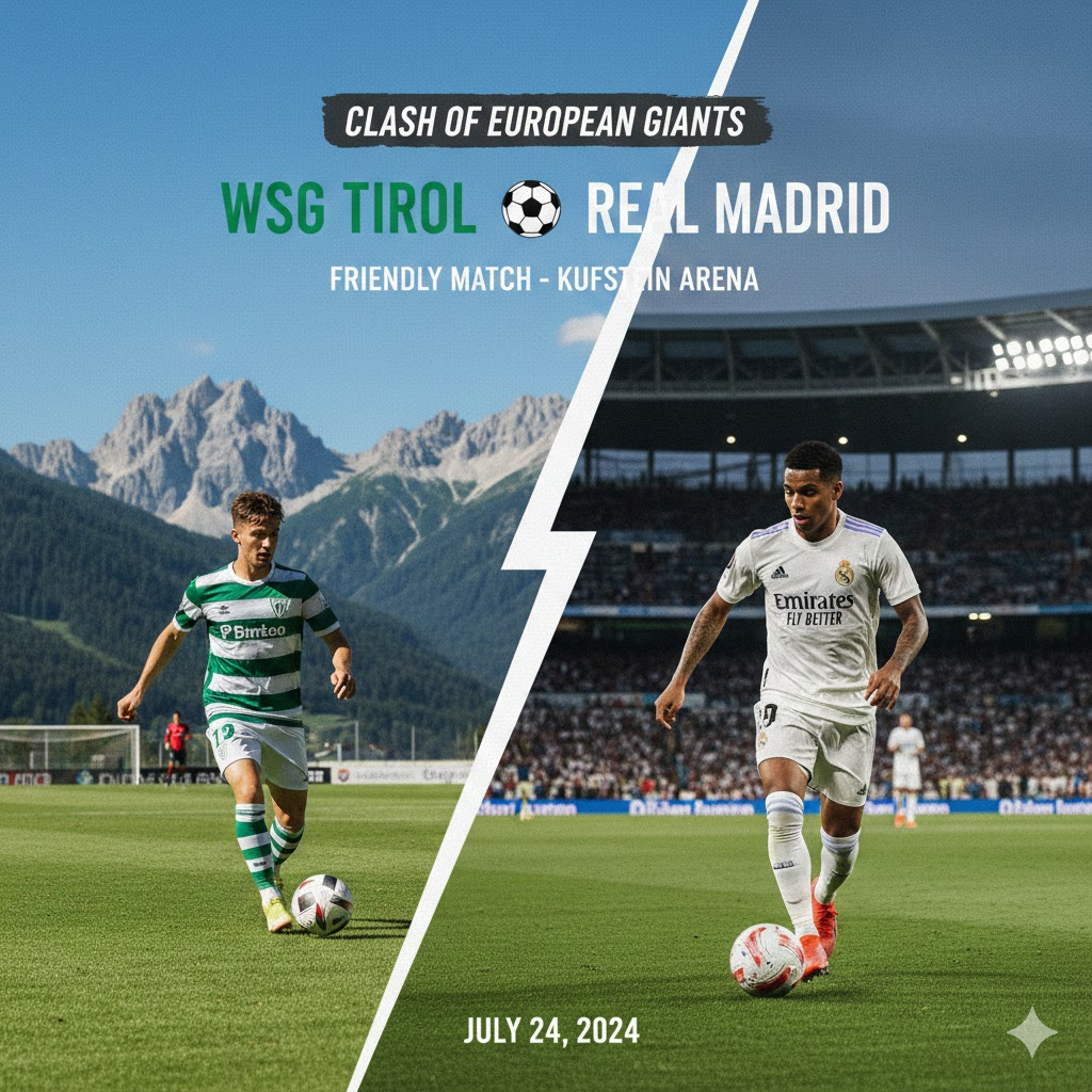 wsg tirol - real madrid