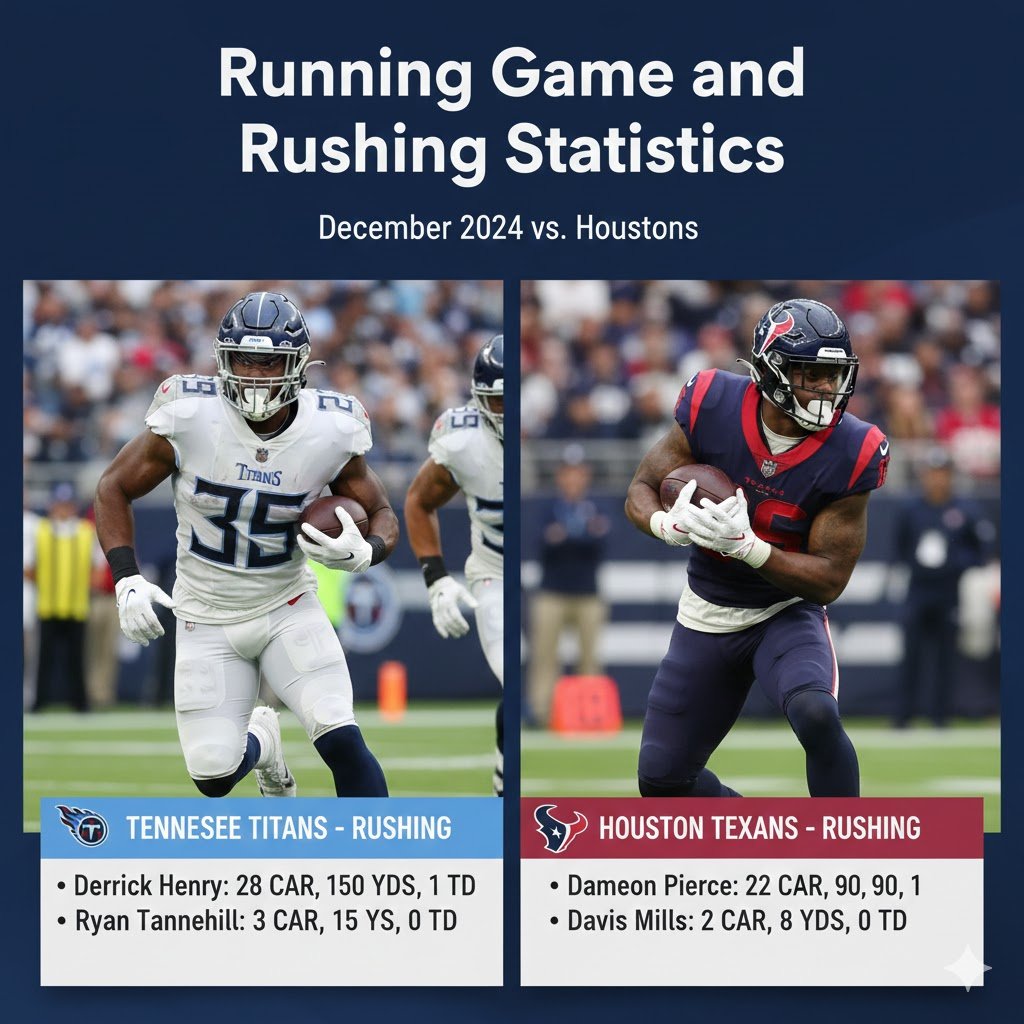 tennessee titans vs texans match player stats