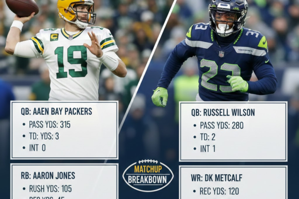 green bay packers vs seahawks match player stats