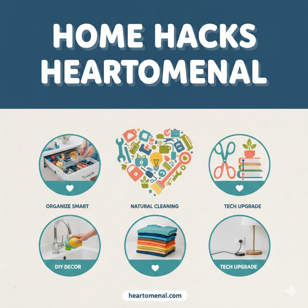 home hacks heartomenal